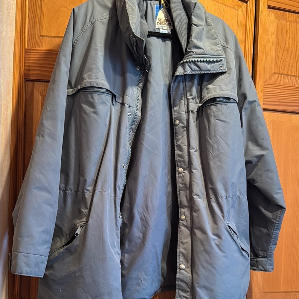 Blue Performance Jacket With Weather-Resistant Ma… - image 1